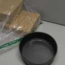 4 Pcs 8 Inch Non Stick Springform Pan with Removable Bottom Carbon Steel Round Springform Cheesecake Pan with Stainless Steel Spring Buckles for Baking Kitchens Restaurant(Gray)