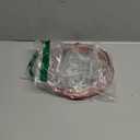 Petest 30ft Tie-Out Cable with Crimp Cover for Heavy Dogs Up to 125 Pounds Black & Red