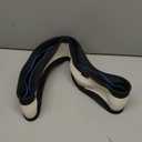 Car Steering Wheel Cover,Anti-Slip, Safety, Soft, Breathable,Heavy Duty, Thick,Full Surround,Sports Style (Black with Light Blue Line)