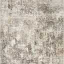WITSHOCK Area Rugs 9x12 Living Room Rug - Washable Neutral Soft Low Pile Non-Slip Modern Abstract Thin Large Indoor Carpet for Bedroom Dining Room Nursery Office - Dark Brown