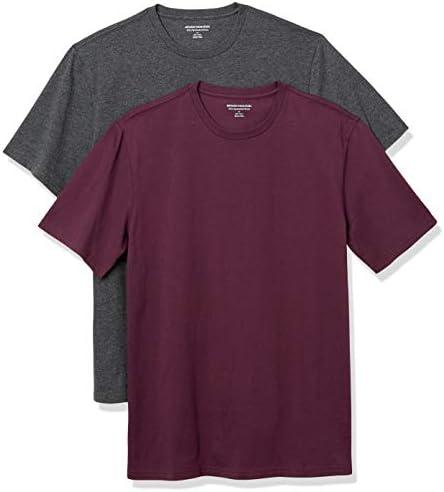 Amazon Essentials Men's Short Sleeve T-Shirts, Slim-Fit, Crewneck, Pack of 1 size L