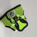 EcoBark Step in Dog Harness - Eco-Friendly Teacup Dog Harnesses for XXS, XS, and Small Dogs - Reflective and Adjustable Mini Body Halter Vest -Tiny Soft Mesh Toy Breed Harness (Neon Green, XXS)