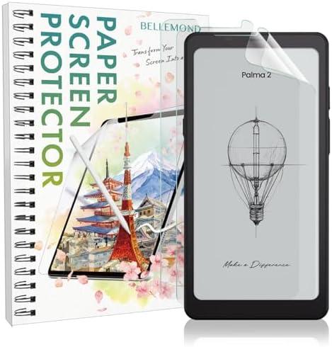 BELLEMOND | Kent Paper Screen Protector compatible with Onyx Boox Palma  & 1 (6.13”) | Matte Anti-Glare Film for Comfortable Reading | Paper-Feel Texture for E Ink Screens | 1-Pack | Made in Japan