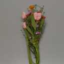 CISDUEO 6 Pcs Wildflowers Artificial Flowers Tulips and Fake Daisies Faux Wildflowers Spring Flowers Silk Floral Arrangement for Wedding Party Valentine Easter Home Decor Table Centerpieces Summer