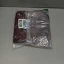 Gee Di Moda Cloth Napkins - 17 x 17 Inch Burgundy Dinner Napkins - Set of 12 Soft & Absorbent Washable Fabric Cloth Table Napkins with Hemmed Edges for Hotel Restaurant, Holiday Parties & Wedding