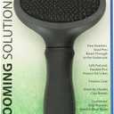 Miracle Care Slicker Brush for Dogs and Cats, Pet Hair Brush for Shedding, Removes Loose Undercoat, Ergonomic Handle, Smaller Head for Small Dogs and Cats