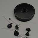 SZMP Solar Water Fountain Upgraded 100% Glass Panel, 3.5W Solar Powered Fountain Built-in 2000 Battery with 7 Nozzle & 4 Fixer, Solar Fountain Pump for Bird Baths, Fish Tank, Outdoor (Colorful)