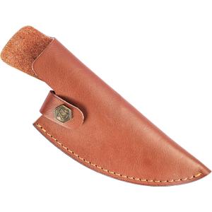 XYJ Leather Sheath For 6 Inch Boning Knife Edge Guards Blade Protector Cleaver Chef Knives Cover With Loop Belt For Outdoor Camping