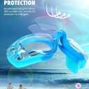 Aegend Swim Goggles for Kids Youth 3-14 Anti-Fog Anti-UV Comfort Fit Goggles for Swimming