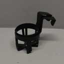 Custom Accessories 92200 Large Plastic Cup Holders, Black, Pack of 2