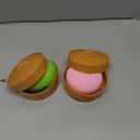 2 x Squishable Food Stress Relief Toys: Colorful Mini Bread Squeeze Balls, Slow Rebound Anti-Stress Gadgets, Realistic Fake Bread Dough Balls, Stretchable Sensory Desktop Toys, Relieve Anxiety, Office Relaxation, Home Decor | Best Gift For Family And Friends