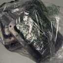 TCH Hardware 4 Pack Large Spring Loaded Steel Recessed Handle Black with Padded Grip - Case Chest Box Cabinet Speaker