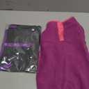 2 Pack Dog Sweater, Warm Puppy Pullover, Autumn Winter Coat, Stretch Fleece Apparel with Buttons for Small Medium Dogs Cats (X-Large) (Fuchsia+Gray)