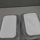 2 Pack Wipes Dispenser, Wipe Holder for Baby & Adult, Seposeve Refillable Wipe Container, Keeps Wipes Fresh, One-Handed Operation. Non-Slip, Easy Open/Close Wipes Pouch Case(2 Grey)