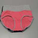 Annenmy Postpartum Underwear Women High Waisted Cotton Underwear Breathable C Section Panties Tummy Control Briefs (Medium, Black/Gray/Pink/Navy Blue/Purple/Red)