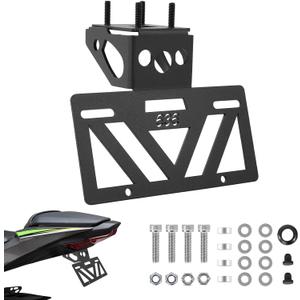 2026 Ninja ZX6R Fender Eliminator 2025 ZX6R Tail Tidy Fit With OEM & Aftermarket Turn Signals Ninja 636 Fender Eliminator License Plate Bracket ZX-6R 2019 2020 2021 2022 2023 2024 2025 2026