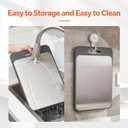 Stainless Steel Cutting Board Time Save Design,Metal Cutting Boards for kitchen,Large Chopping Board for Meat Size 1712,Easy to Clean