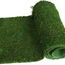 USMOLA Moss Roll, Dried Moss for Crafts, Moss Table Runner for Fairy Gardens, Wedding Woodland Decor, Preserved Moss Mat for Table Decoration (12" W x 60" L)