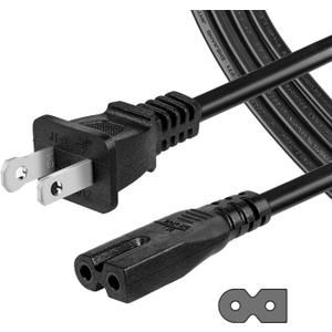 AC Power Cord Cable Compatible with Brother, Singer, White, bernina, Baby-Lock, Viking, Pfaff Sewing Machine (6 ft)