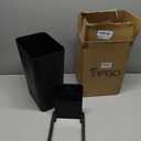 TIPGO Bathroom Trash Can with Lid, 10 Liter/ 2.6 Gallon Slim Garbage Can, Small Trash Bin Waste Basket with Pop-Up Lid for Kitchen, Bedroom, Living Room, Office (Black)