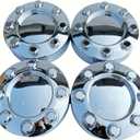 New 2005-2018 F250 F350 Chrome Center Wheel Hub Cap Set