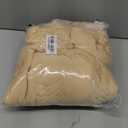 10ft x 10ft Wrinkle Free Beige Backdrop Curtains for Parties, Polyester Photo Backdrop Drapes 2 Panels 5x10ft Cloth for Wedding Birthday Party Photography Background