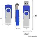USB for Windows 10 Install Recover Repair Restore Boot USB Flash Drive, 32&64 Bit Systems Home&Professional, Antivirus Protection&Drivers Software, Fix PC, Laptop and Desktop, 16 GB USB - Blue