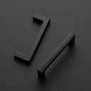 Ravinte 30 Pack Solid 3 Inch Center to Center Slim Square Bar Drawer Handles Kitchen Cabinet Handles Black Drawer Pulls Kitchen Cabinet Hardware Matte Black Dresser Pulls for Cupboard