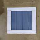 Kids Outdoor Playhouse, Cedar Wooden Kids Playhouse with Play Kitchen, Pet Door, Sink, Stove, Cookware, Windows, Flowerpot Holders, Ringing doorbell, Cottage Play House for Backyard Blue