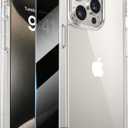 Diaclara Designed for iPhone 15 Pro Case, [with Privacy Screen Protector] [Anti Spy] [Military Grade Drop Protection] Heavy Duty Full-Body Shockproof Phone Case, Clear