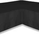 Easy-Going Patio V-Shaped Sectional Sofa Cover, Heavy Duty Outdoor Sectional Cover, Waterproof Furniture Cover with Air Vent 85" L (on Each Side) x 33.5" D x 31" H, Black