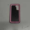 AYMECL for S21+ Case, [Military Grade] 3 in 1 Full Body Shockproof Dust/Drop Proof Heavy Duty Protection Cover,for Samsung Galaxy S21 Plus 6.7 Inch,Pink+Wine Red