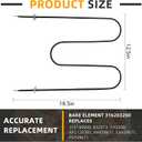 AMI PARTS 316203200 Broil Element Compatible with Ken-more Frig-idaire Oven Bake Element Replacement, Replaces 832973 AP2126395 PS439671 316199900 AH439671 CH3200
