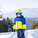 SANWICH Kids Ski Goggles for Boys Girls Aged 5-14, 100% UV Protection OTG Ski Goggles (Gray)