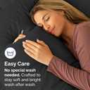 Queen Pillow Cases Set of 2 - Ultra Soft Hotel Quality Pillowcase Covers - Comfy, Cozy & Wrinkle Free - Shrinkage, Stain and Fade Resistant - Machine Washable Pillow Protectors - 2 Piece Set - Black