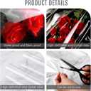 FunooFuno 40in x 150ft Clear Cellophane Wrap Extra Wide, Transparent Cellophane Paper Roll for Gift Basket, Cookies, Candy, Flower Bouquet, Soap Packaging