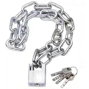 Security Chain Lock,Bike Chain Lock, Premium Case-Hardened Security Chain ,Cannot Be Cut with Bolt Cutters Or Hand Tools, Ideal for Motorcycles, Bike, Generator, Gates ,Outdoor Furniture