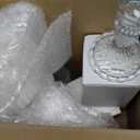 Irenare Unity Candles with Holder for Wedding Ceremony Wedding Decortions Accessories Glass Candle Holder Pillar Candle for Formal Events Church (Delicate)