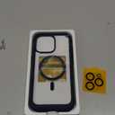 Miracase Magnetic for iPhone 15 Pro Max Case 6.7'' [Compatible with Magsafe] Full-Body Drop Proof Bumper Phone Case for iPhone 15 Pro Max with Built-in 9H Tempered Glass Screen Protector,Blue