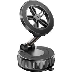 2026 Upgraded Car Phone Holder for Magsafe [125+ LB Strongest Suction & 3000gf Strongest Magnetic] 360 Adjustable Car Phone Mount, Phone Holders for Your Car for iPhone 17 Pro Max 16 15 14 13 12 Plus