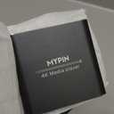 4K Media Player with Remote Control, Digital MP4 Player for 8TB HDD/USB Drive/TF Card/H.265 MP4 PPT MKV AVI Support HDMI/AV/Optical Out and USB Mouse/KeyboardHDMI up to 7.1 Surround Sound (Black)