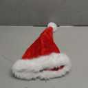 BSVI Christmas Hat, Santa Hats for Adults & Kids Red Velvet Comfort Extra Thicken Holiday Xmas Hat for New Year Festive Party