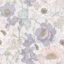 VEELIKE Purple Anemone Floral Wallpaper Vintage Floral Peel and Stick Wallpaper for Bedroom Nursery 17.7''x118'' Removable Renter Friendly Floral Wall Paper Adhesive Contact Paper for Walls Cabinets