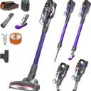 BLACK+DECKER Pet Hair Vacuum, Cordless Vacuum Cleaner Pet Hair, Up to 55 Minutes of Runtime, Interchangeable Floorhead, Maximum Suction, Multi-Surface, Light Weight, Powerseries Extreme (BSV2020P)