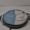 Whitmor Laundry Hamper 115L Collapsible Laundry Basket Extra Large Capacity Foldable Clothing Storage Basket with Handles 26 H x 18 W x 18 L (Gray)