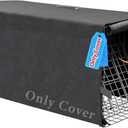 Live Animal Trap Cage Cover, ONly Cover for Cat Trap for Stray Cats 32 Inch Heavy Duty Folding Skunk with Real Door for Raccoons, Opossums, Groundhogs, Skunks, Feral Cats, Squirrels (Only Cover)