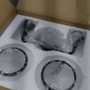 Black Bathroom Light Fixtures 2 Lights Vanity Lights with Milky White Frosted Glass Shade Bathroom Vanity Light 14 inch Wall Sconce Lighting Bath(Exclude E26 Bulb)