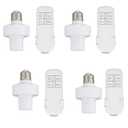 Remote Control Light Bulb Socket,Wireless Light Socket Switch Kit,Remote Light Socket E26/E27 Bulb Lamp Holder with 15/30/60 Min Timer (4 Pack)