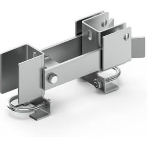 Chain Link Fence Double Gate Latch for 2" Gate Frame Residential Strong Arm Chain Link Fence Gate Latch Double Gate Latches for Metal Gates Swing Gates