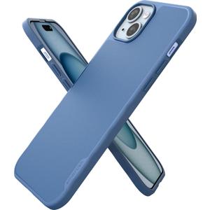Smartish iPhone 15 Plus Magnetic Case - Gripmunk Compatible with MagSafe [Lightweight + Protective] Slim/Thin Grip Cover with Microfiber Lining for Apple iPhone 15 Plus - Blues on The Green